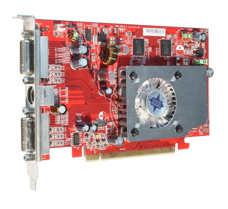 Grafische kaart ATI Radeon X1600 512MB DDR2 PCI-E 16x 1.0 2xDVI S-VIDEO RV516 MSI